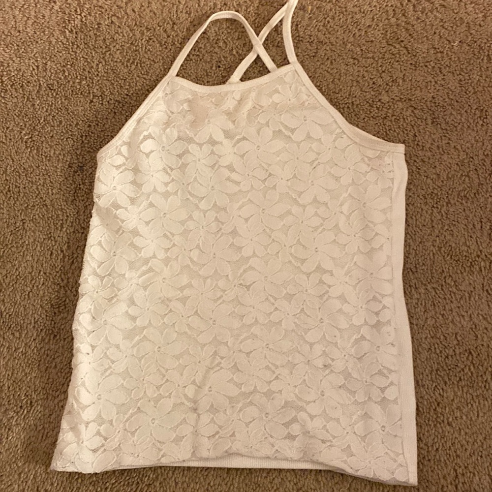 Abercrombie Kids Flower Lace Tank Top